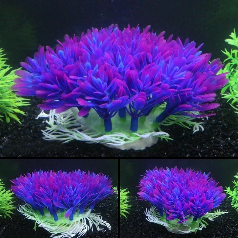 Aquarium Accessories Fish Tank Decoration Underwater Water Plants Ornament-Decor