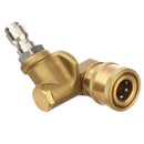 Quick Connecting Pivoting Coupler For Pressure Washer Spray Nozzle, Cleanin A1U3