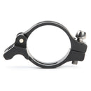 Bicycle Seatpost Clamp Aluminum Alloy MTB Road Bike Clip Black (31.8mm)