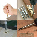 4pcs Self Centering Hinge Drill Bits Set,1/4inch Hex Shank, screw sizes 5/6