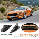 ABS Car  Air Vortex Generators Diffuser Fins for Trunk Spoiler Wing Universal