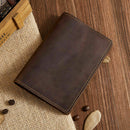 Hot Classic Leather Passport Holder Wallet Case Cover Ticket Travel Brown B W0S6