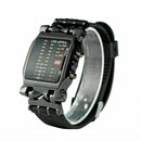 Luxury Men's Stainless Steel Watch LED Sports Date Digital Wristwatch Brace X5I6