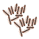 20pcs Carp Spring Inline Fishing Feeder Coarse Bait Fishing Tackle Cage