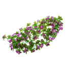 2pcs Artificial Silk Daffodil Flower Leafs Plants Wreath Hanging Garland