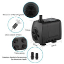 12 LED Light 15W Aquarium Fountain Pump Fish Tank Submersible Water Pump