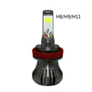 H8/H9/H11 LED Headlight Bulb 6000k 4800LM Monochrome Two-Color Flashing Fog Ligh