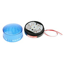24V Stroboscopic / Always-on Warning Beacon Lights Blue