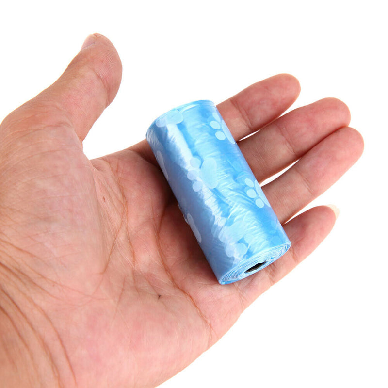 6pcs Dog Pet Poop Carrier Bag Biodegradable Garbage Bags Clean-up Bag