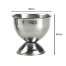 Stainless Steel Soft Stand Boiled Egg Cups Holder Tabletop Tool Kitchen Cup H7W6