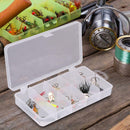 16pcs/set Mixed 3 Treble Hooks Rotating Sequins Sinking Fishing Baits Kit