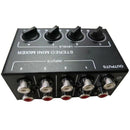 Cx400 Mini Stereo Rca 4-Channel Passive Mixer Small Mixer Mixer Stereo Disp