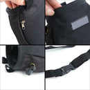Climbing Chalk Bag Non-slip Adjustable Magnesium Powder Storage Pouch Black
