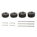 1:64 Scale 11mm Wheel Rubber Tires for Matchbox Cars Vehicles Parts B6