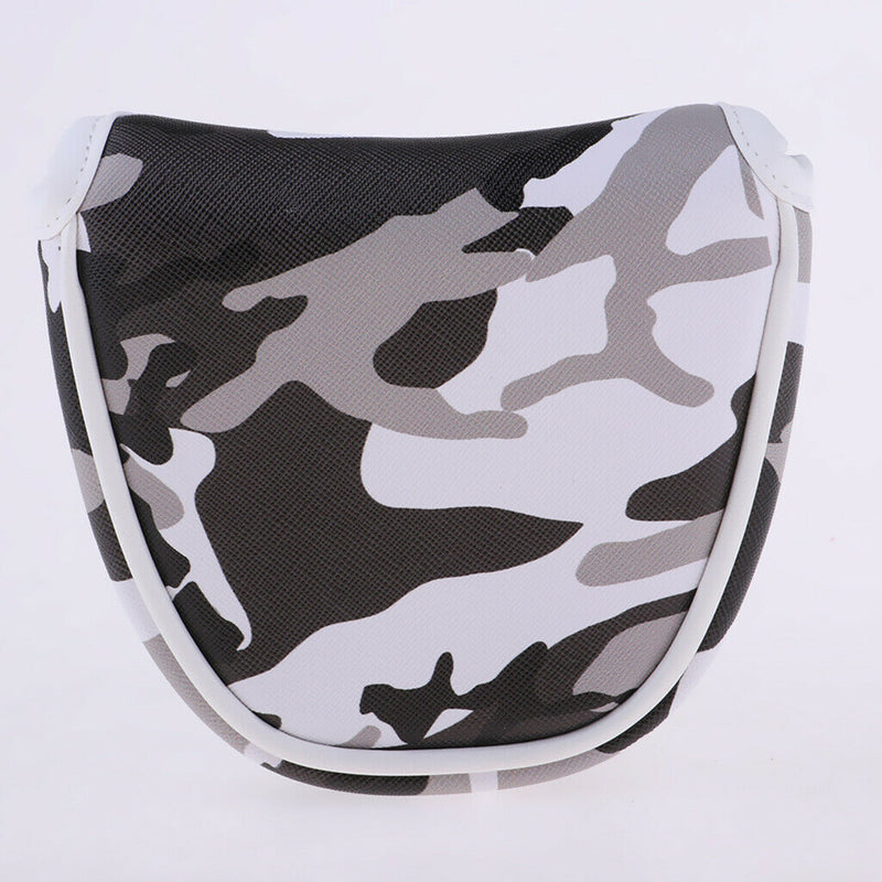 Waterproof PU Golf Club Cover Mallet Putter Headcovers Accessory Head Protector