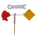 Stainless Steel Shooting Target Spinner Target Plinking Target with 2 Plates