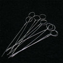 10Pcs Ni-Cr Alloy 4Mm Dia Inoculating Loop For Lab Microbiology Tissue Cult M6J9