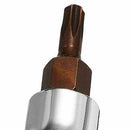 2Pcs 1/4-Inch Drive T15 Torx Bit Socket, S2 Steel