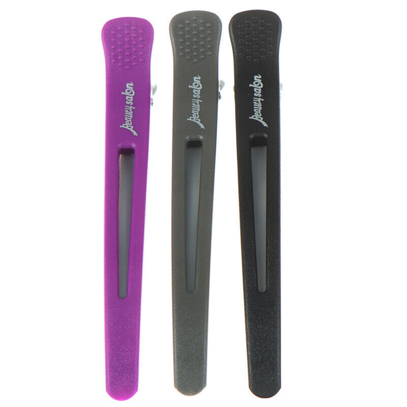 6Pcs Hairdressing Women Duck Mouth Hair Clips Metal Hairpins Salon Clamps 3C