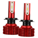 Auto CSP Chip LED Front Lamp Headlamp Bulbs Replacement H7 Socket 6500K
