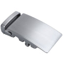 Men's Solid Buckle Automatic Ratchet Leather Belt Buckle With two borders-S