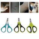 Safety Small Pet Cat Dog Nail Clipper Scissor Nail Trimmer Light Green