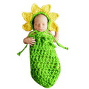 2pcs Spring Autumn Baby Boy Girl Photography Clothing Knit Sleeping Bag+Hat