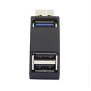 High Speed 3 Port USB 3.0 HUB Splitter Expansion Desktop PC Laptop Adapter