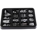 16Pcs Domestic Sewing Machine Accessories Presser Foot Feet Kit Set Hem FooS Bj