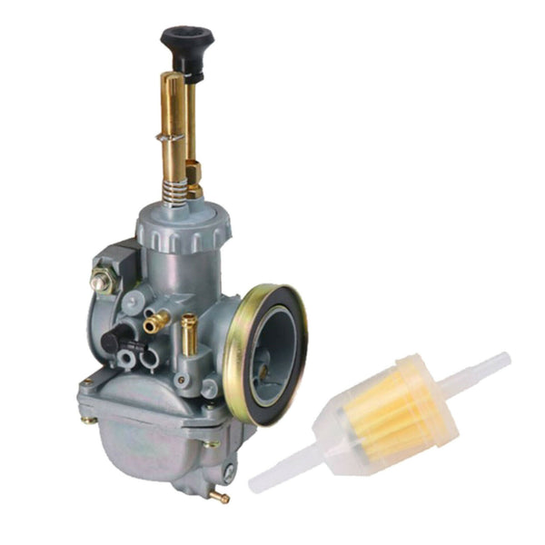 Carburetor Carb 20MM Replacement + Fuel Filter for Kawasaki KE100 KM100