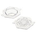 1Pcs Plastic Clear Lotus Soap Candle Mold DIY Handmade Soap Moulds, 90 x 77 x