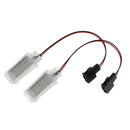 2 Pcs Side Mirror Tow Replacement For A6/S6 C5 Puddle Light Power Mirrors