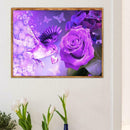 5D DIY Full Drill Diamond Painting Cross Stitch Kit Decor Gifts (Flower01)