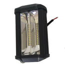 72W Black Flood LED Work Light Bar Boat Truck Offroad SUV Driving Waterproof
