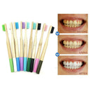 Eco-friendly Bamboo Toothbrush Oral Care Ecological Biodegradable Round han S6R2