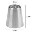 6pcs Russian Icing Piping Tips Fondant Nozzles DIY Cupcake Embossed Tool