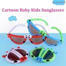 Creative Foldable Cute ladybug Sunglasses Goggles For Baby Boys New Kids Gi C1A5