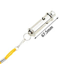 Camping Metal High Frequency Sounder Outdoor Survival Multifunctional Whistle