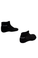 Women Cotton Yoga Socks Gym Fitness Sports Socks No Toes - Black