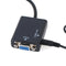 HDMI to VGA Adapter HDMI VGA Converter Cable Support 1080P with Audio Cable  Jâ„–[