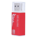 USB 2.0 All In 1 Multi Memory Card Card Reader (red) A8H9