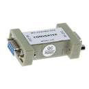RS232 Male to Female Serial Communication Data Converter Adapter Mini Size