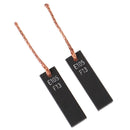 1pair 6.2 * 11.5 * 39 MM Vacuum Cleaner Carbon Brush Motor Carbon Brush OZ
