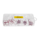 Carbon Steel Treble Hooks with Protector Cover Cap 5 Sizes Assorted Hook Set