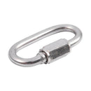 Stainless Steel Screw Gate Rock Lock Climbing Gear Carabiner 4MM S2Z4