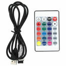 1Pc5V Mini USB Interface 24 Key RGB Wireless Remote Control For RGB Led Str