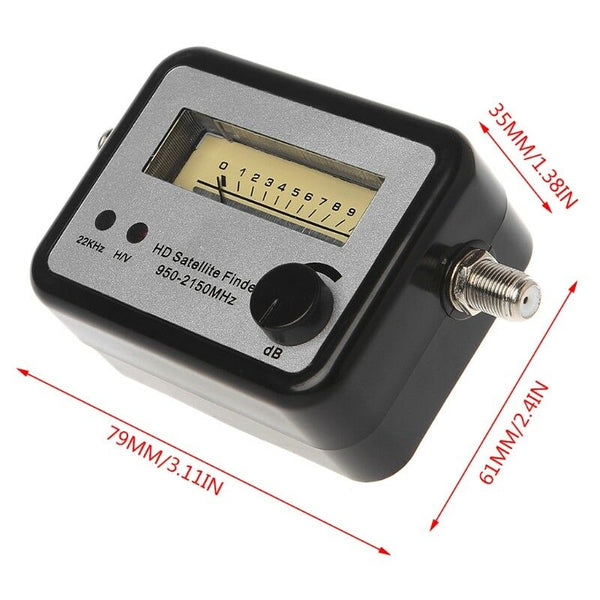 GSF-9502 Digital Satellite Finder Meter Alignment Compass FTA TV Signal Receiver