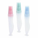3x BBQ Gadgets Oil Bottle Brush Tools Kitchen Portable Silicone Baking Pastry