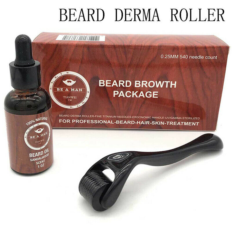 Derma Roller For Beard Growth, Beard And Hair Stimulate Serum, Hair Care Ksp