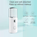 Portable USB Charging Hand-held Nano Cold Spray Facial Humidifier Skin Care